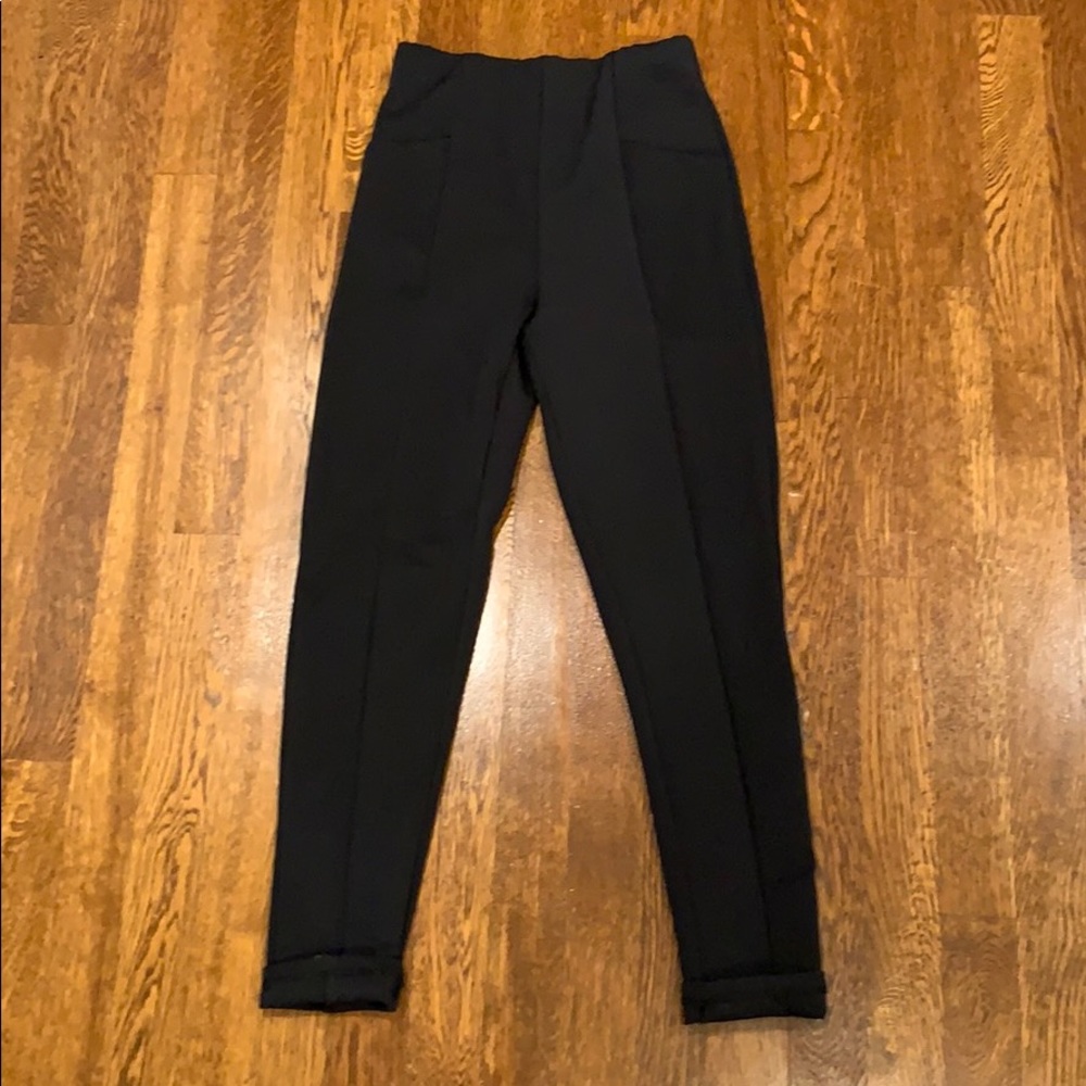 Black pleaded dress pants (tight fit) barely worn